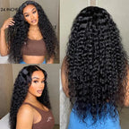 Water Wave Human Hair Wig | 13x4 HD Lace Front | Glueless Pre-Cut Lace | 180% Density | Lumma