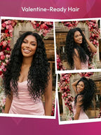 Lumma 7x5 Bye-Bye Knots™ & 13x4 Pre Everything Pull And Go Glueless Wet & Wavy Water Wave With Invisi Drawstring With Free Baby Hair