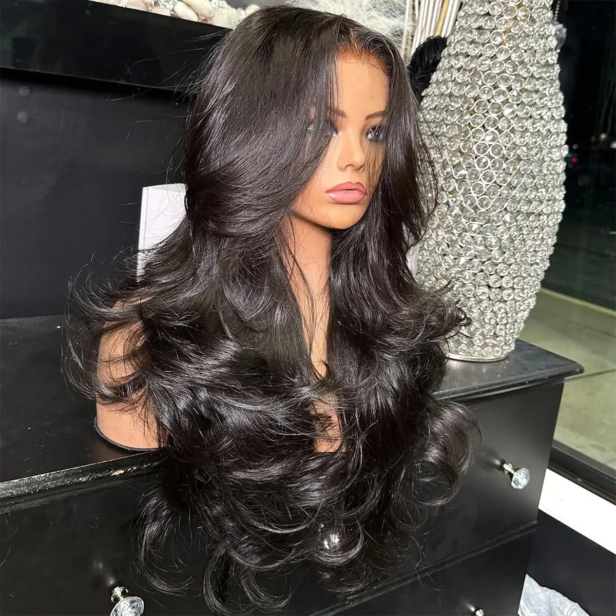 Pre-Styled Butterfly Haircut Pop Layers Wig | 6x5 Wear & Go Glueless Wig | 250% Density | Lumma