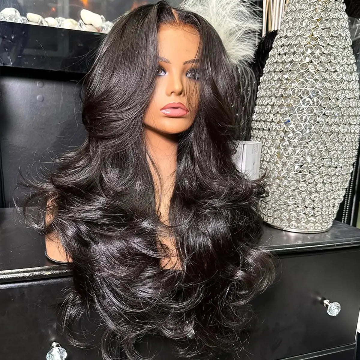 Pre-Styled Butterfly Haircut Pop Layers Wig | 6x5 Wear & Go Glueless Wig | 250% Density | Lumma