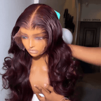 Body Wave Human Hair Lace Wig | Glueless Lace Front Wig Colored | Lumma