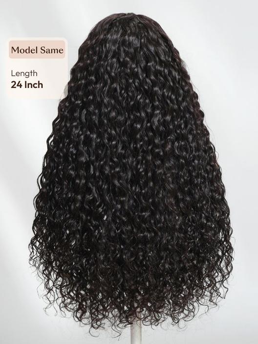 Lumma 7x5 Bye-Bye Knots™ & 13x4 Pre Everything Pull And Go Glueless Wet & Wavy Water Wave With Invisi Drawstring With Free Baby Hair