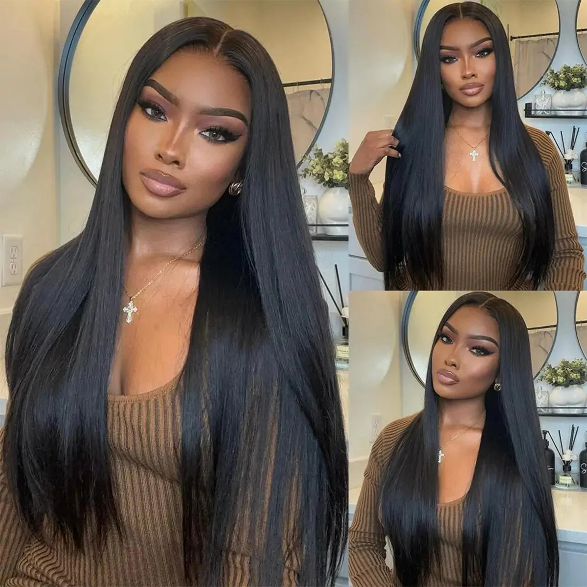 Straight Human Hair Wig | 6x5 HD Lace | Glueless Wear & Go | 250% Density - LUMMA