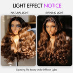 Balayage Highlight Body Wave Human Hair Wig | HD Lace Front 13x4 or 6x5 | Glueless - Lumma