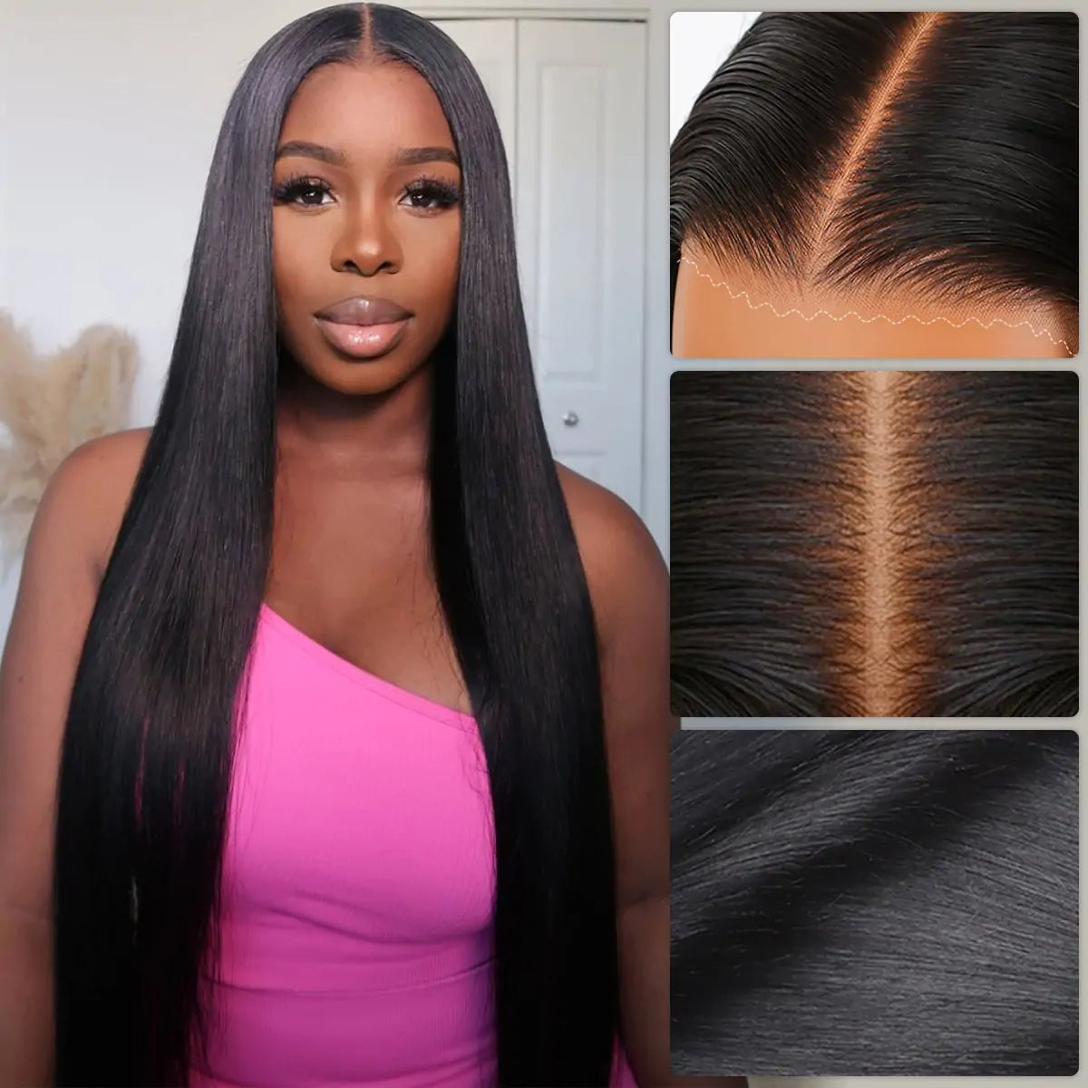 Straight Human Hair Wig | 6x5 HD Lace | Glueless Wear & Go | 250% Density - LUMMA