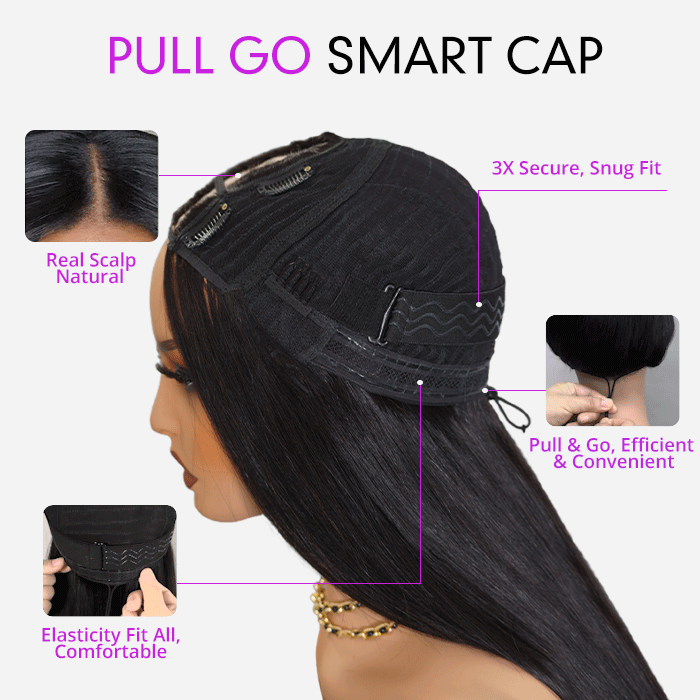 Yaki Body Butterfly Cut Human Hair Wig | Layered V Part | Natural Blend - Lumma