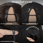 Yaki Body Butterfly Cut Human Hair Wig | Layered V Part | Natural Blend - Lumma