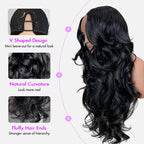 Yaki Body Butterfly Cut Human Hair Wig | Layered V Part | Natural Blend - Lumma