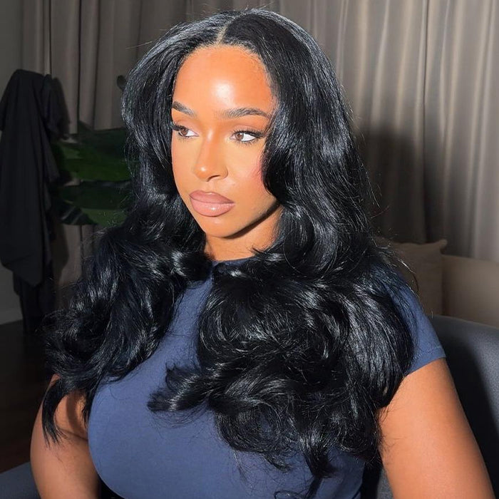 Yaki Body Butterfly Cut Human Hair Wig | Layered V Part | Natural Blend - Lumma