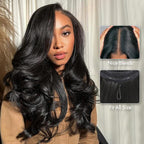 Yaki Body Butterfly Cut Human Hair Wig | Layered V Part | Natural Blend - Lumma