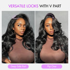 Yaki Body Butterfly Cut Human Hair Wig | Layered V Part | Natural Blend - Lumma