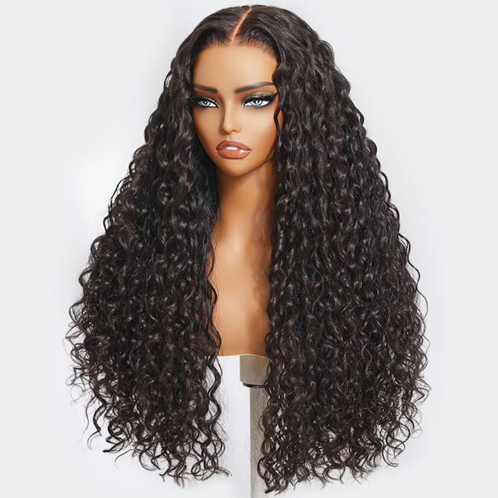 Water Wave Human Hair Wig | HD Lace Front 13x4 or 13x6 | Glueless | 250% Density - Lumma Hair