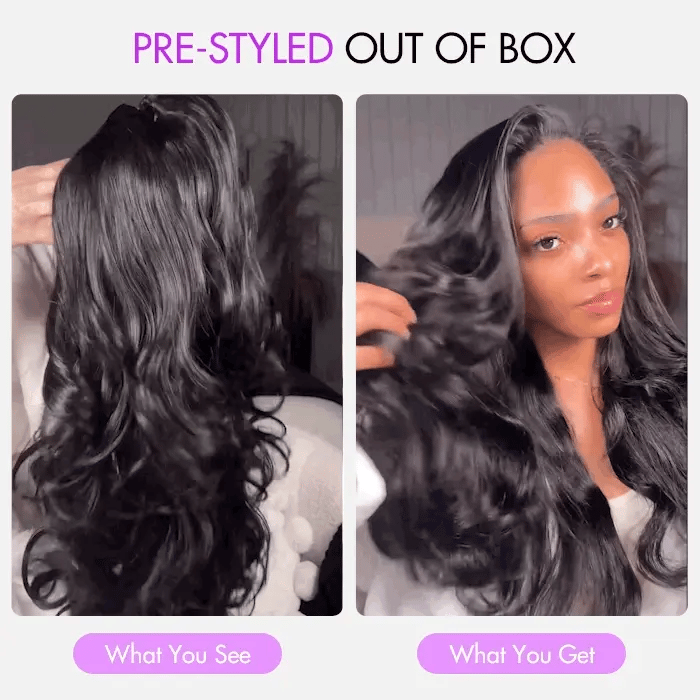 Yaki Body Butterfly Cut Human Hair Wig | Layered V Part | Natural Blend - Lumma